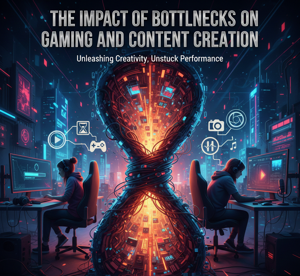 The bottleneck impact on gaming and content creation